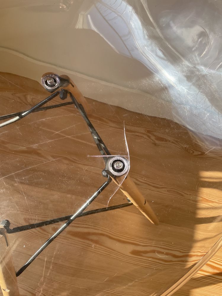Eames Payton clear chair