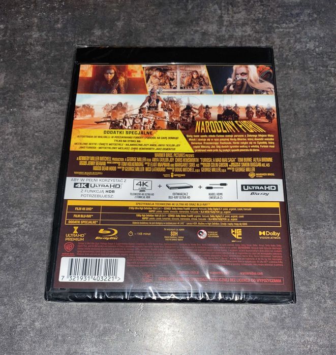 Furiosa Mad Max Saga 4K UHD+Blu-Ray PL