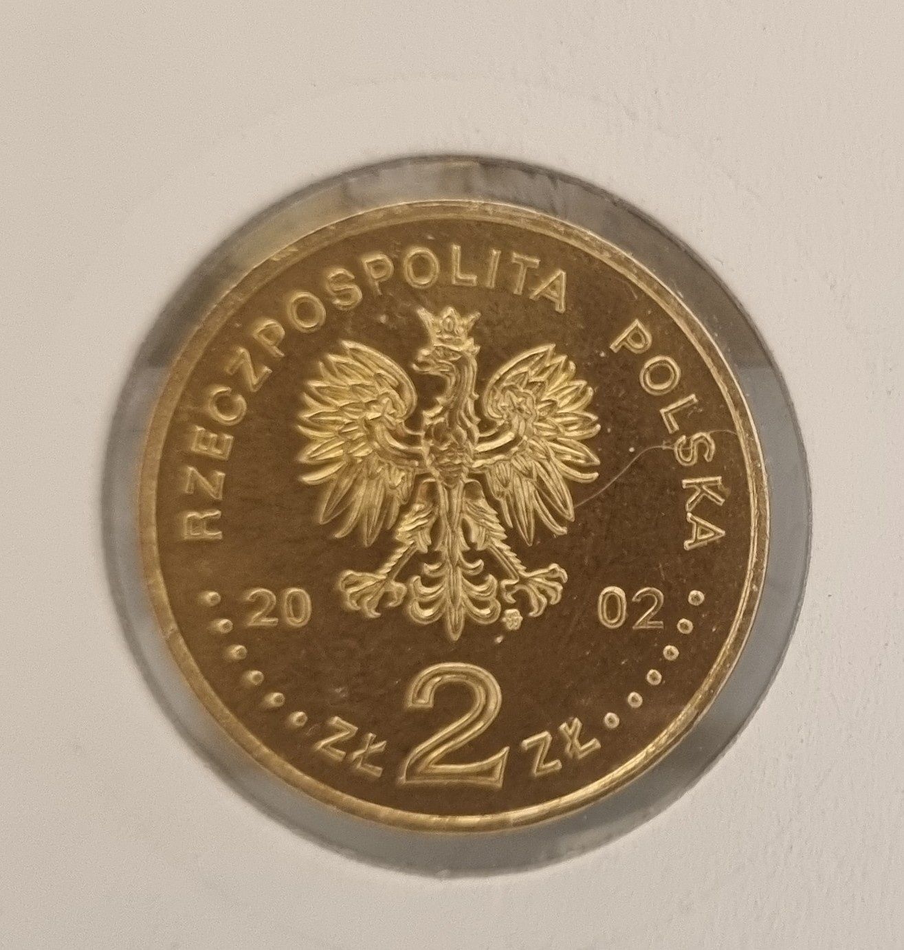Stare monety / moneta 2 zł NG 2002 r. Augu