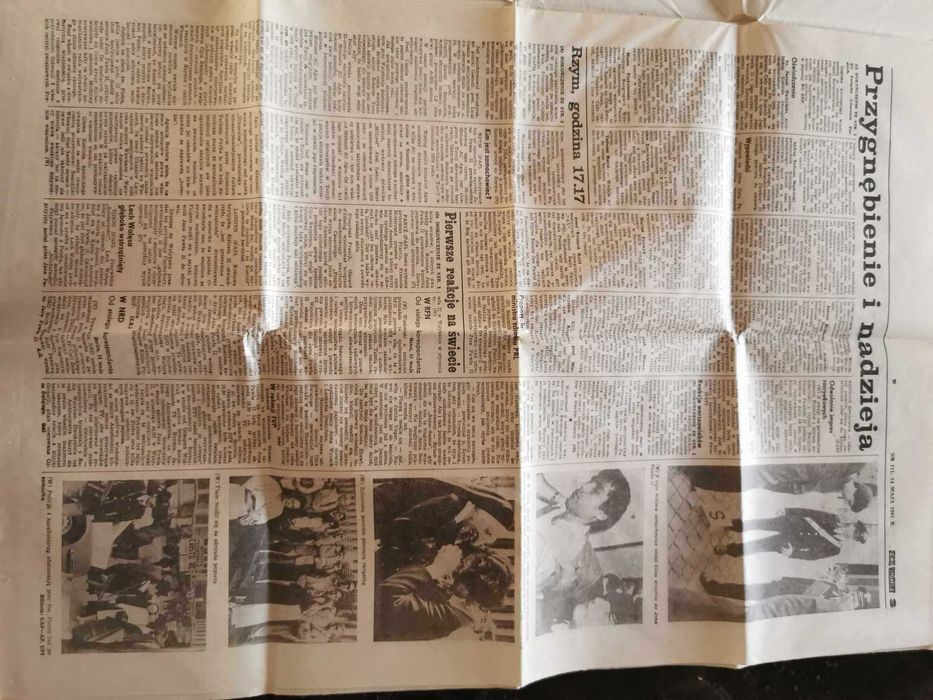 Życie Warszawy z 14 maja 1981 roku o zamachu na Jana Pawła II UNIKAT