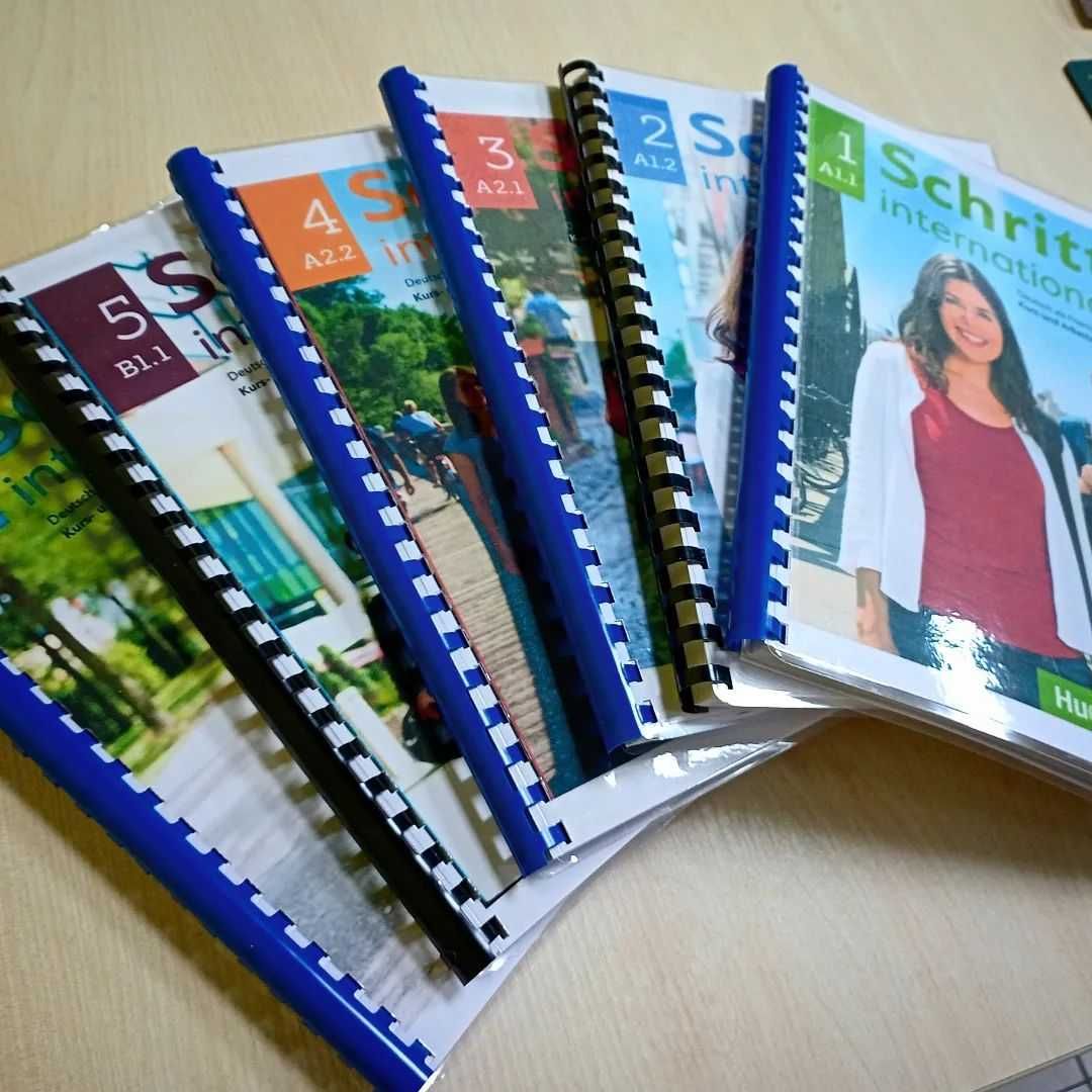 Schritte International 1, 2, 3, 4, Plus - книги для вивчення німецької