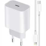 Szybka ładowarka do IPHONE 11,12,13,14,15 kostka 20W  KABEL 1M USB-C