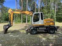 LIEBHERR A312 podpory koparka kołowa 314