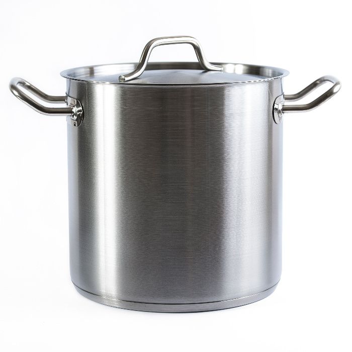 garnek 100 l grube dno 3 warstwowe + pokrywka uszkodzony