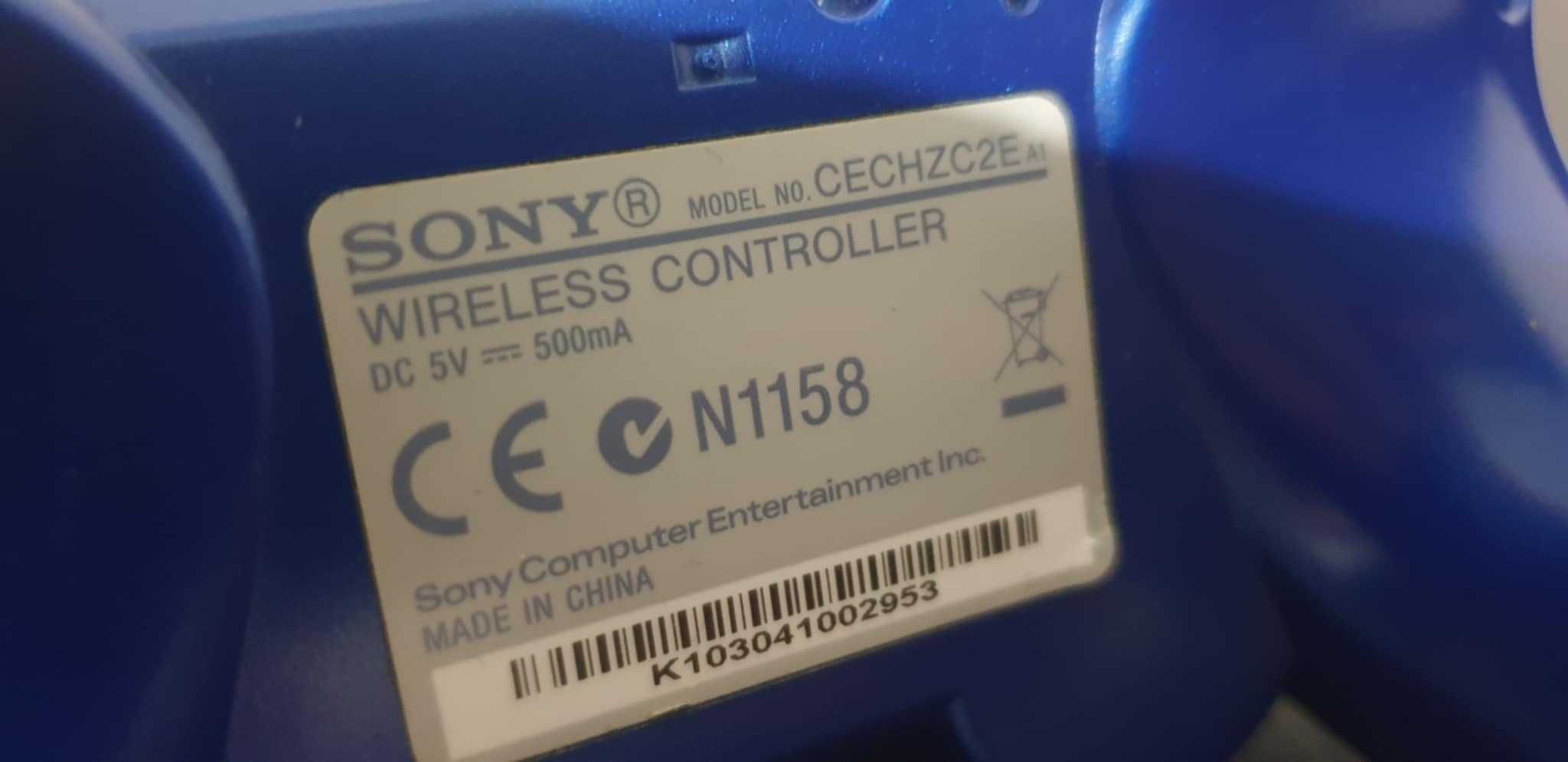 Oryginalny dualshock 3 sixaxis, niebieski pad ps3