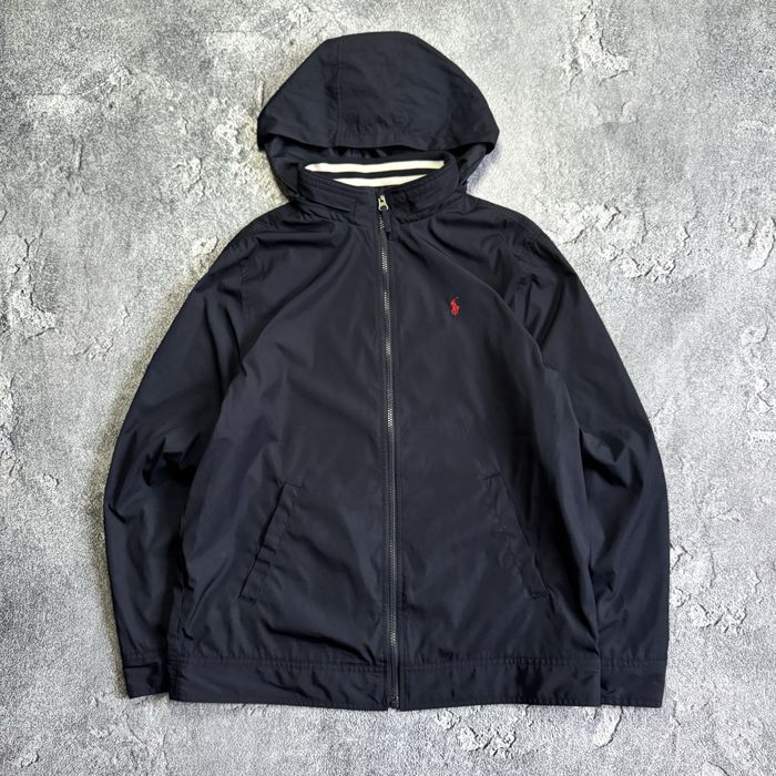 Куртка чоловіча від polo ralph lauren у темно синьому кольорі, вінтаж