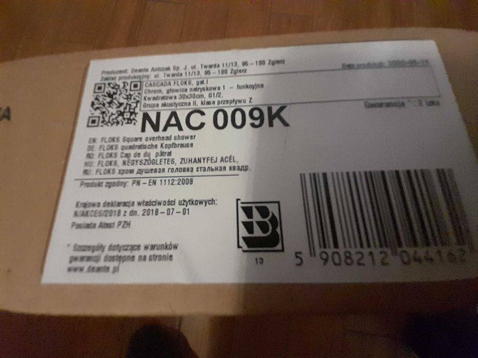 Głowica natryskowa Deante NAC009K