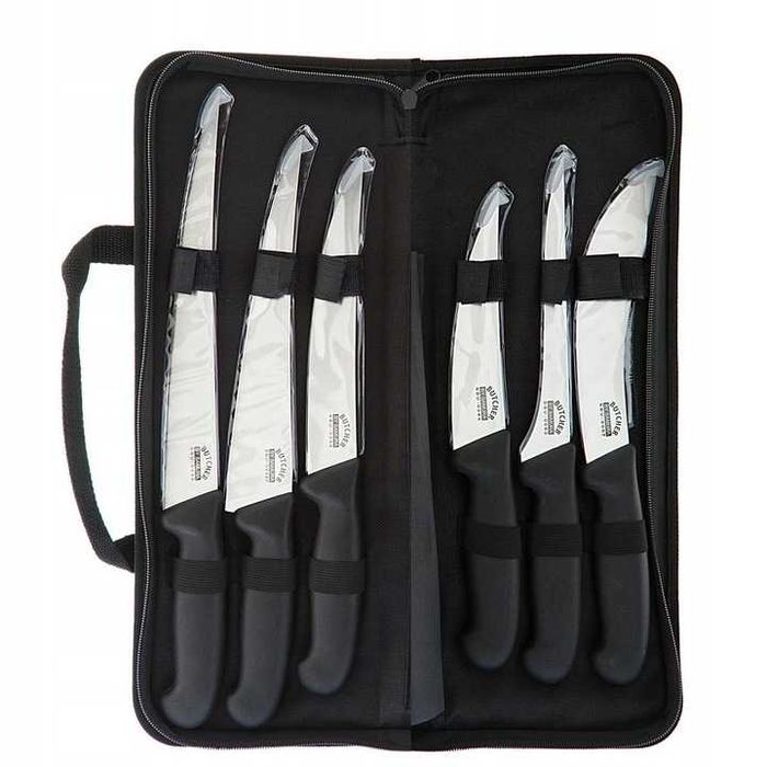 Samura Butcher zestaw 6 noży w torbie materiałowej, stal AUS-8