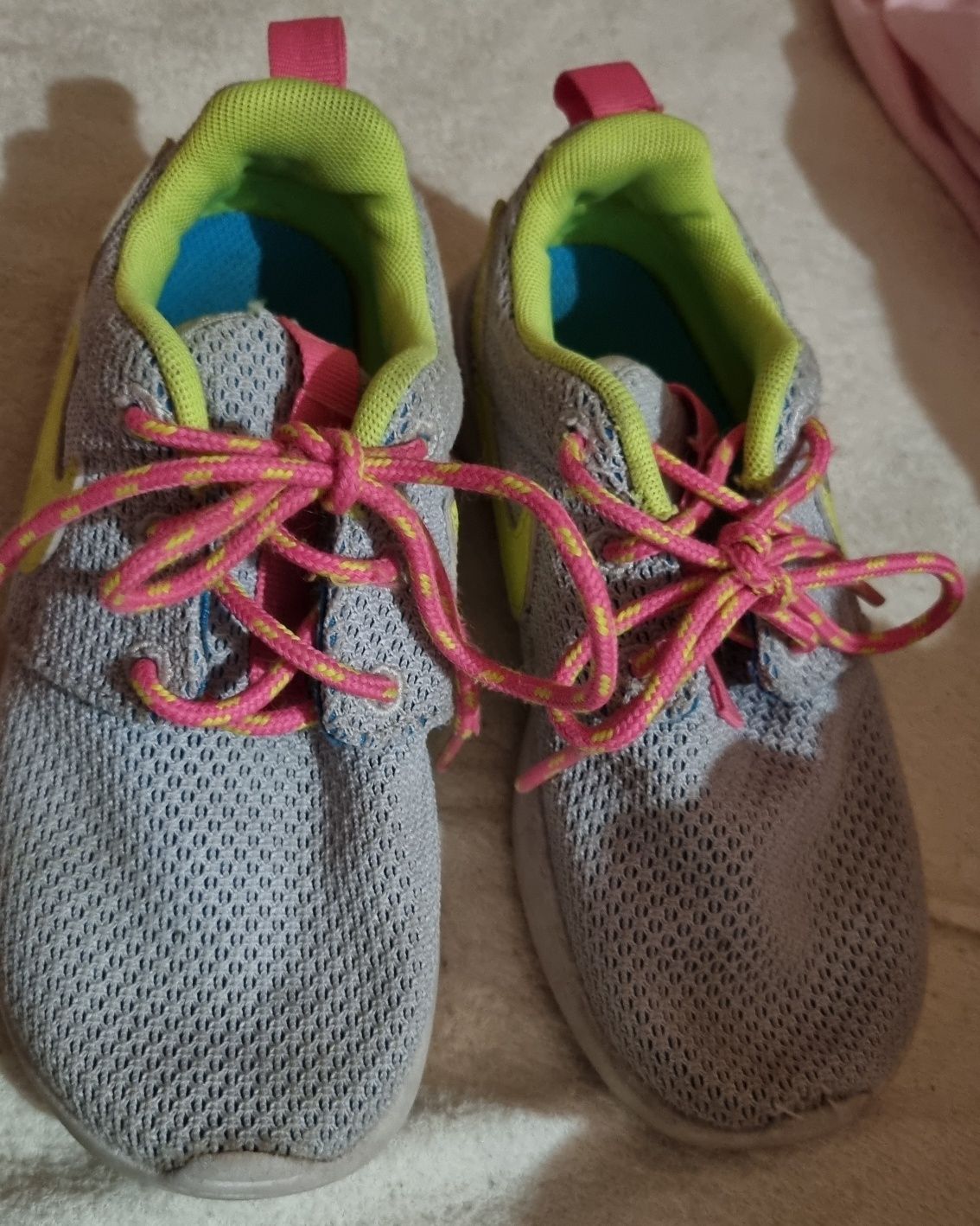 Buty nike dla dziewczynki siatka r. 28 śliczne neon adidas