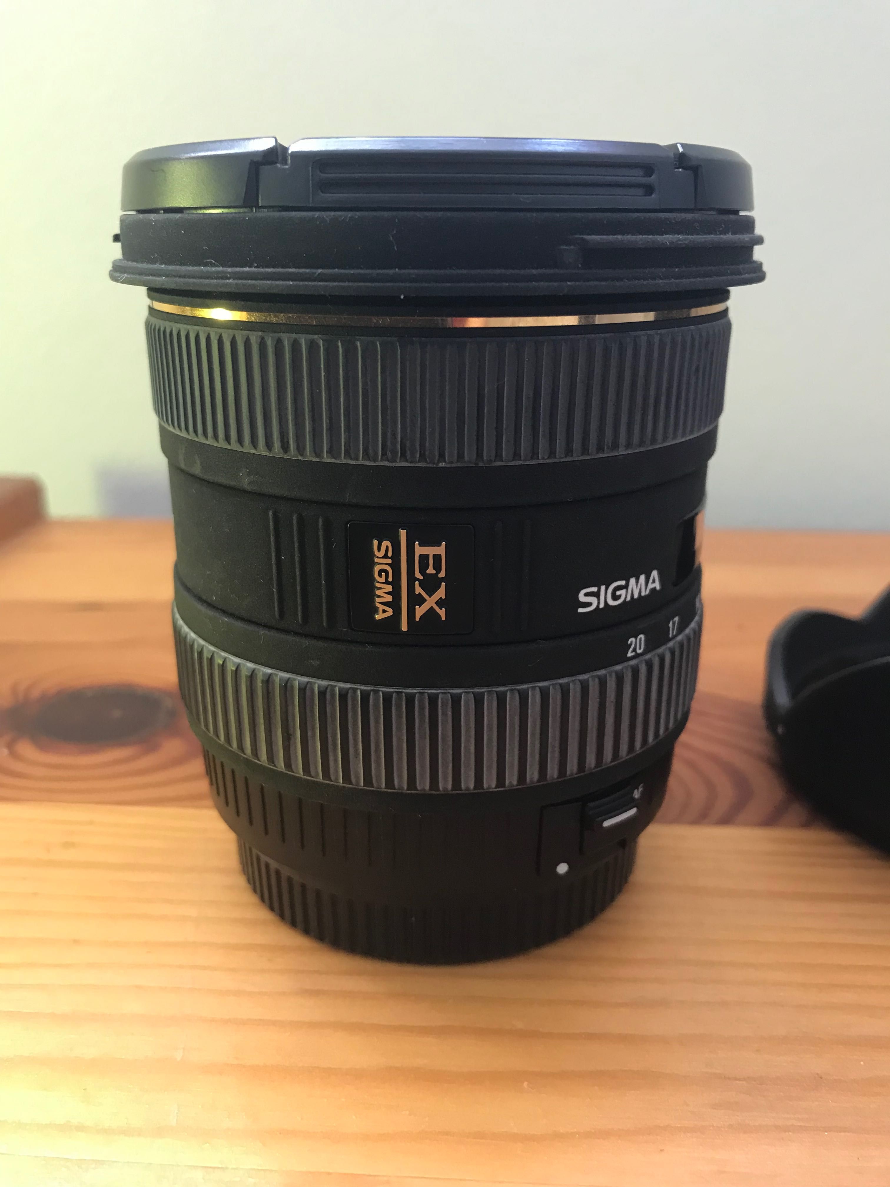 Objectiva Sigma 10-20 mm F4-5.6 EX DC HSM (Canon)