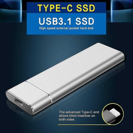 Ssd Mobile Solid State Hard Drive USB 3.1 Ssd Portátil Ssd