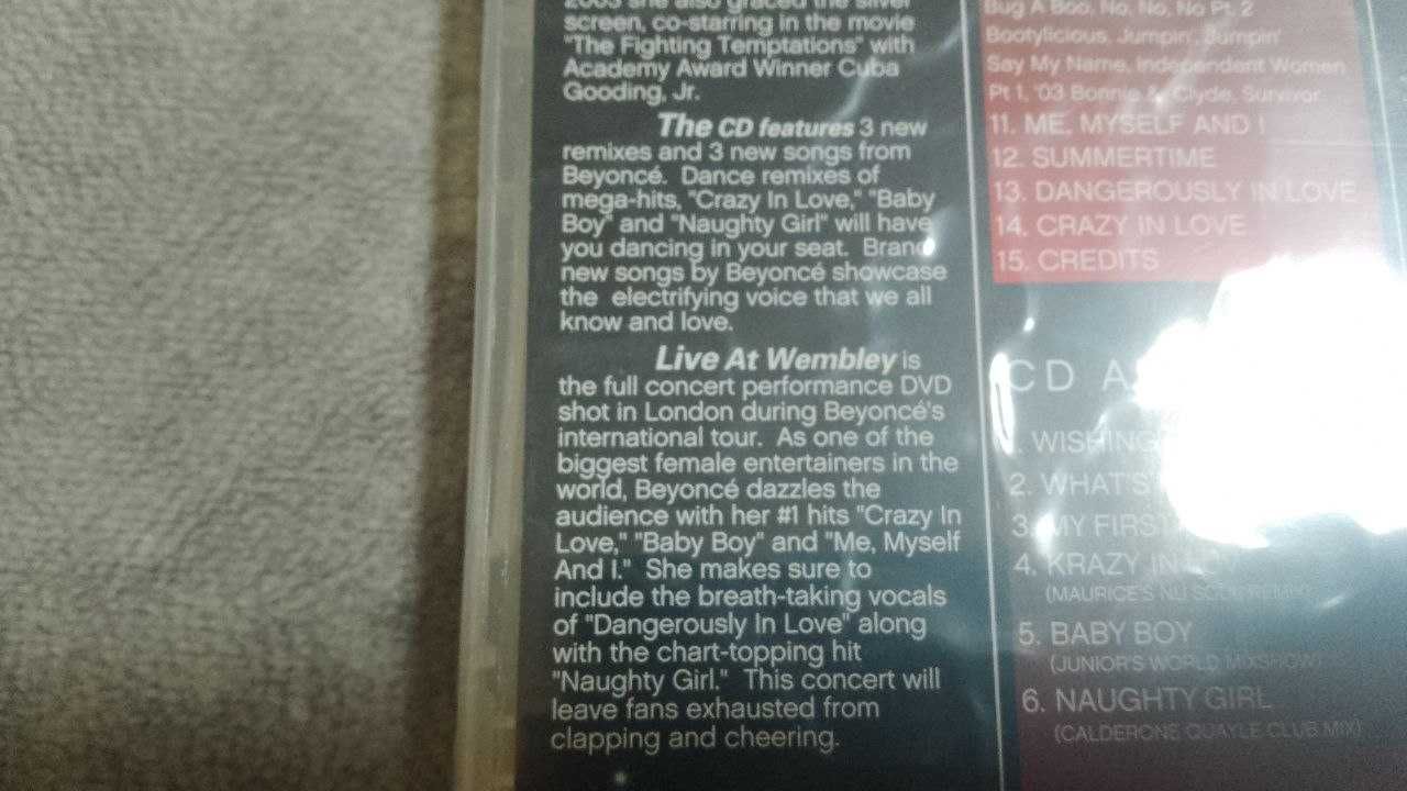 Beyonce - Live at Wembley. новый фиренный  cd бокс-сет