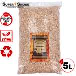 Zrębki Wędzarnicze Super Smoke OLCHA+BUK KL-08 (6-8mm) Medium 5 Litrów