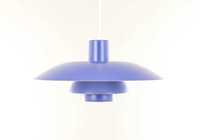 Candeeiro PH 4/3 Azul de Poul Henningsen para a Louis Poulsen