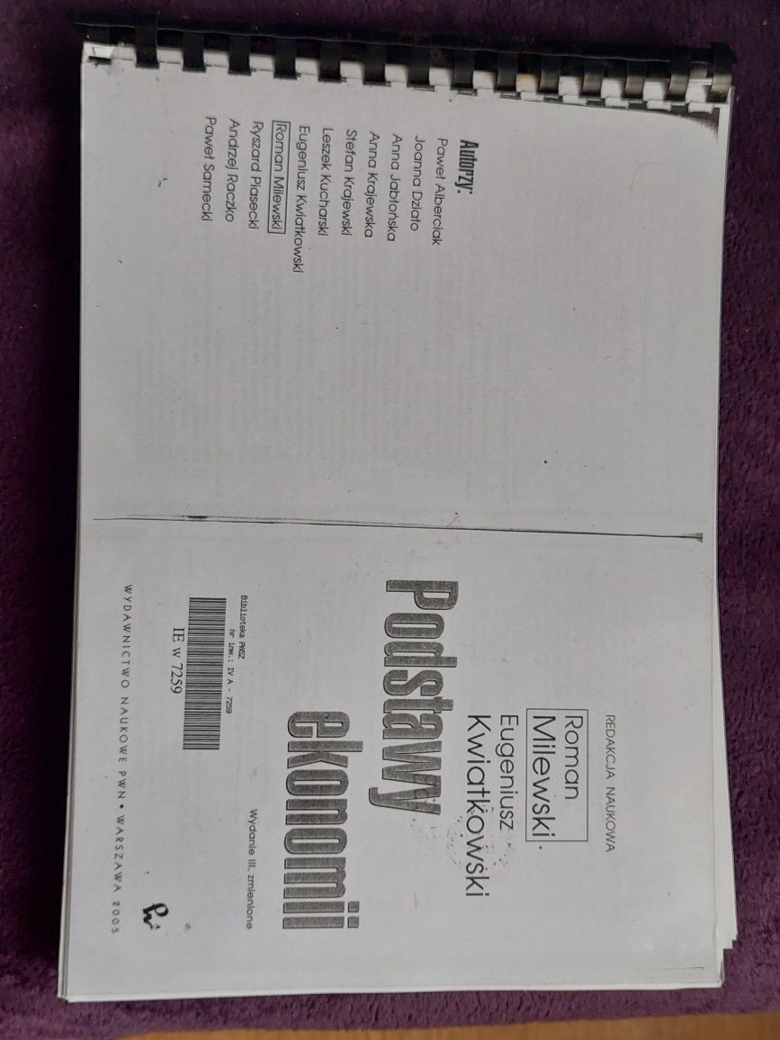 Książka - Podstawy Ekonomii
