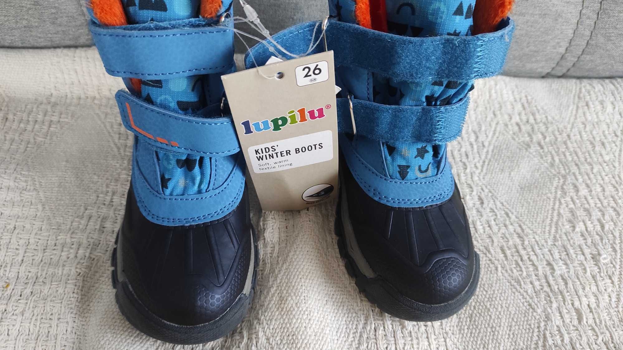 NOWE buty zimowe/ śniegowce Lupilu rozm. 26