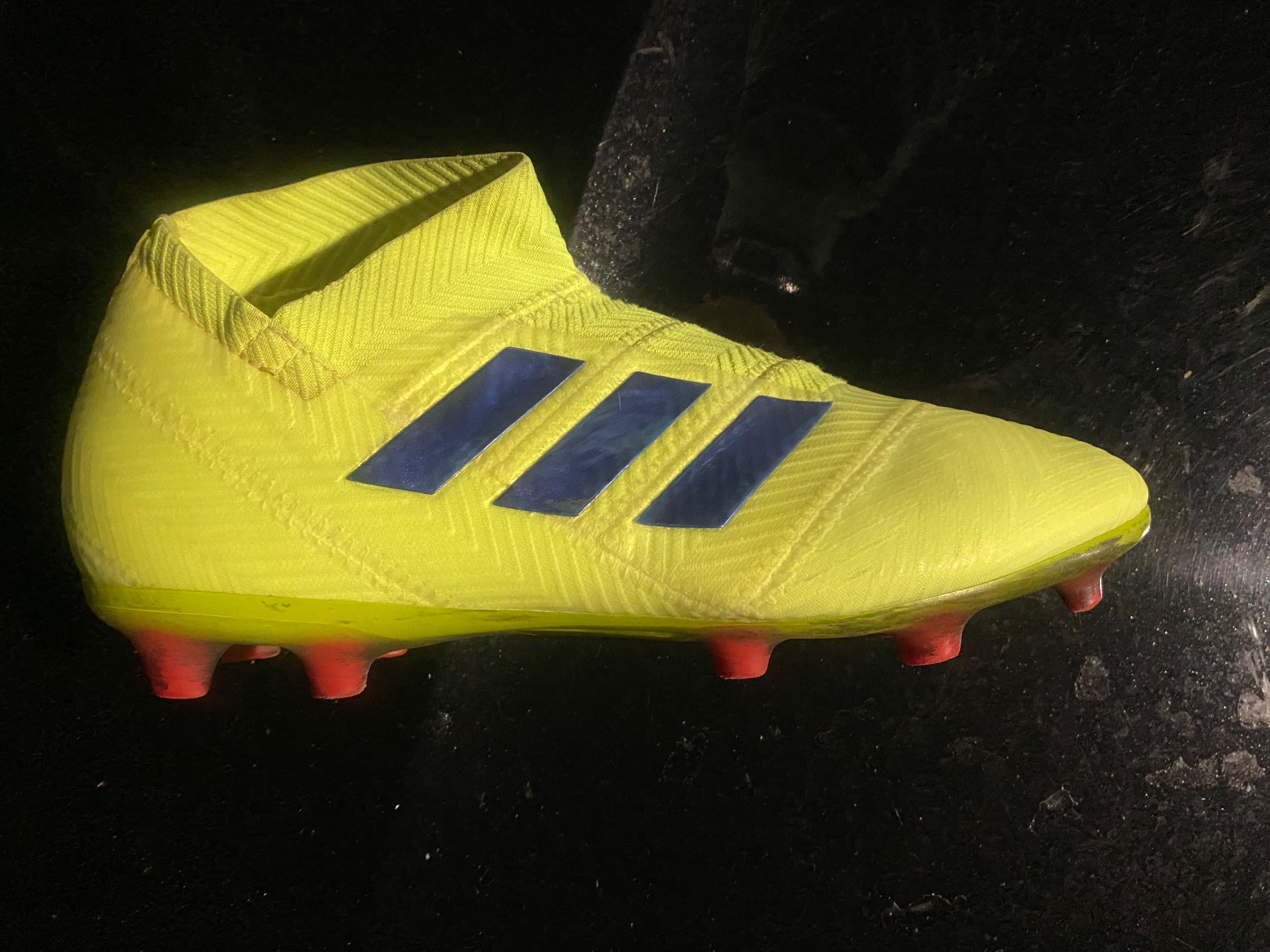 Chuteira usada ADIDAS NEMEZIZ18+ FG JUNIOR CM 8499