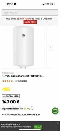 Termoacunulador 100 litros