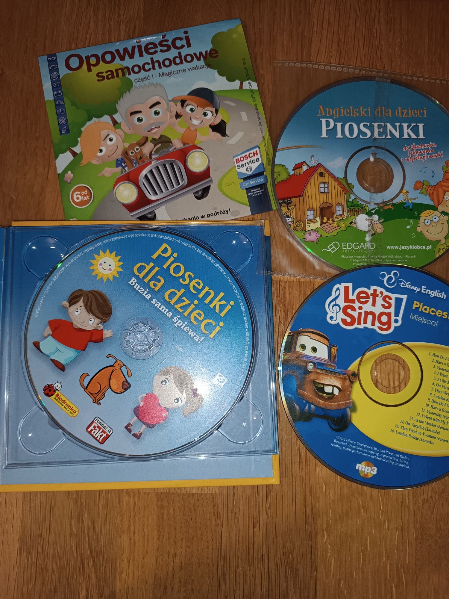 Płyty z piosenkami dla dzieci idealne do samochodu
