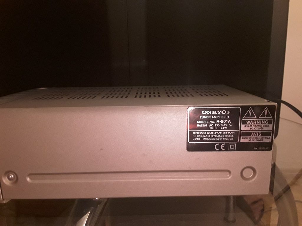 Sprzęt AUDIO wzmacniacz tuner deck cd kolumny
