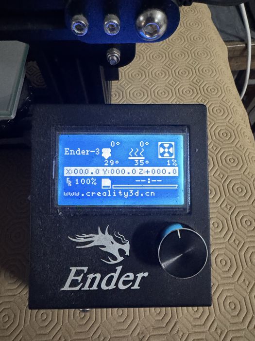 Creality Ender 3 com mesa de vidro