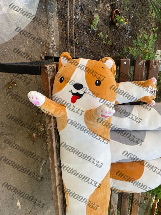 Собака коргі батон 50,70,90,110,130 см , іграшка пес , кот батон