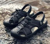 Sandały sportowe outdoorowe męskie skórzane wodoodporne trekingowe