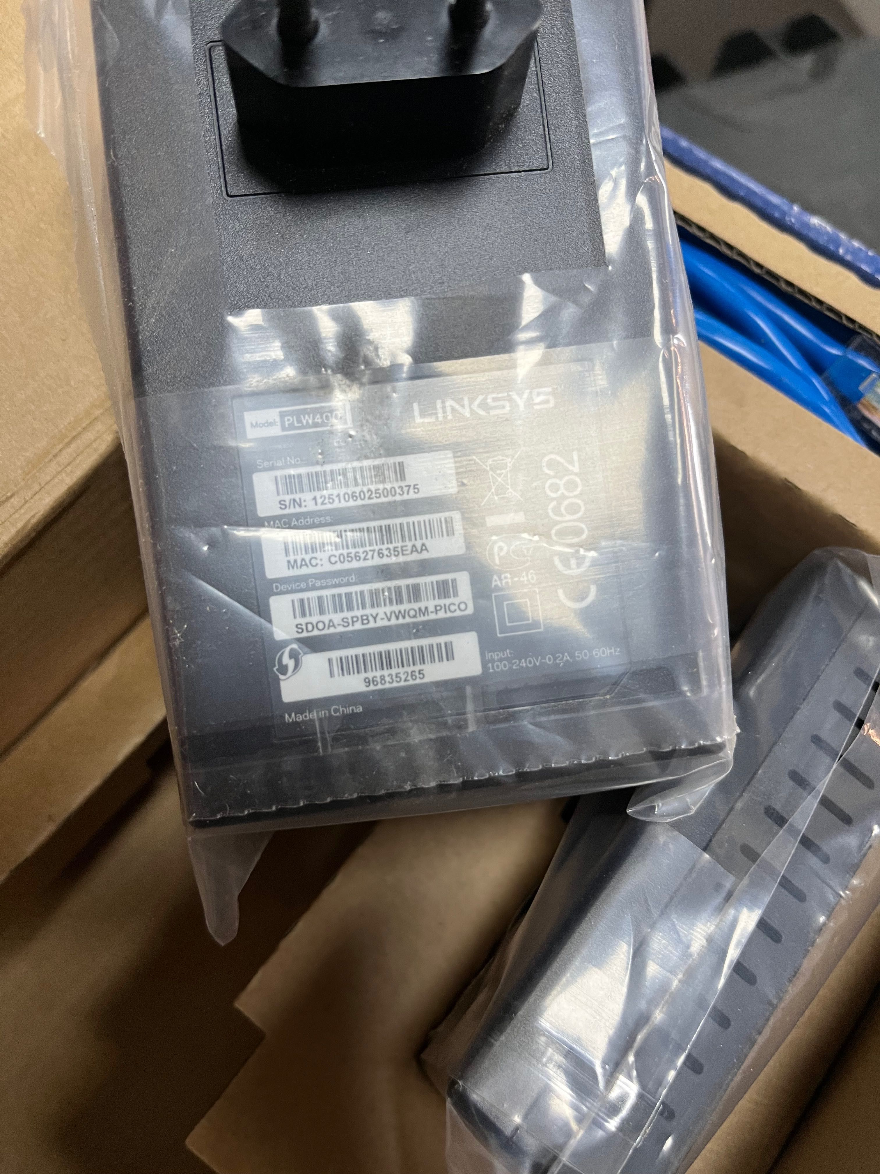 Linksys PLWK400-EU Powerline AV Adapter Kit набор