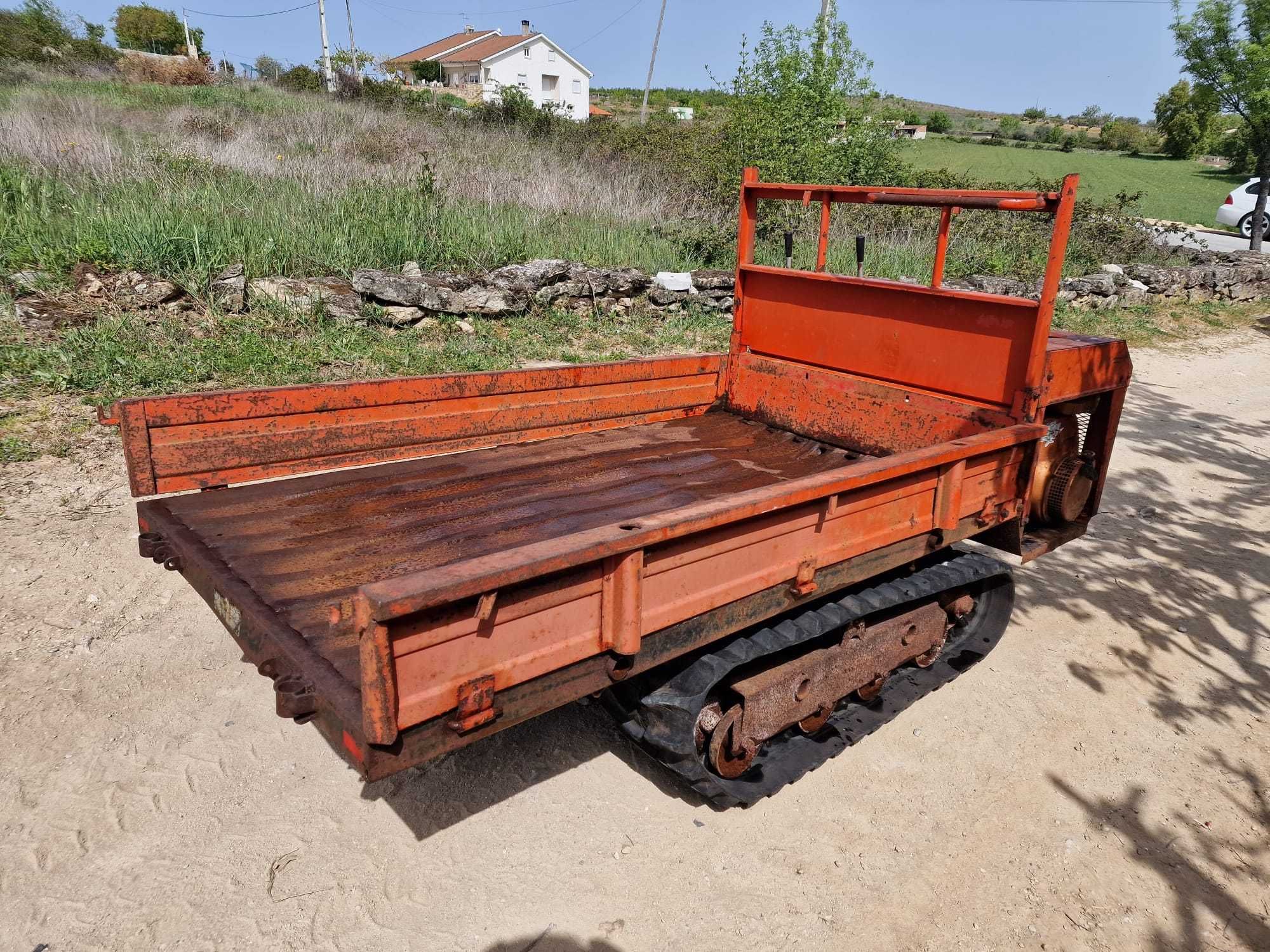 Mini dumper / Carro de mão de lagartas basculante a motor - GC-530