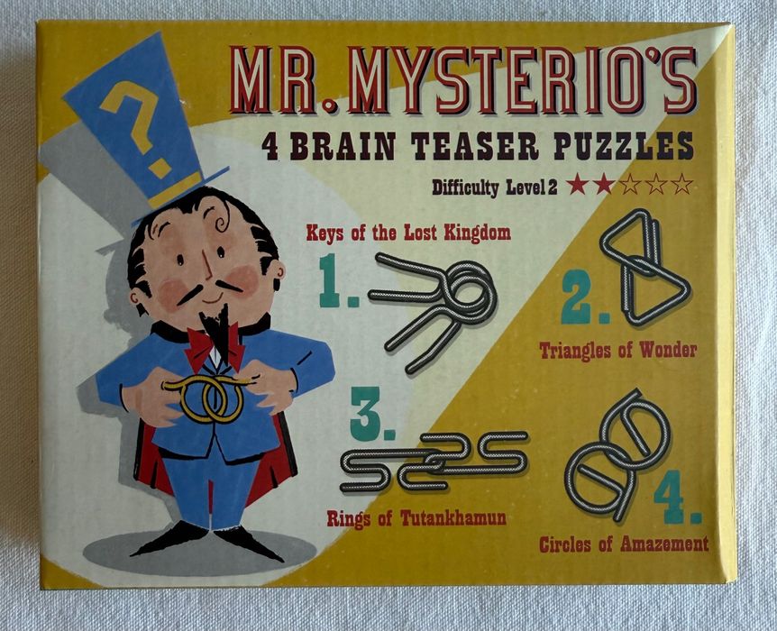 4 Quebra-Cabeças Mr. Mysterio (Criança)