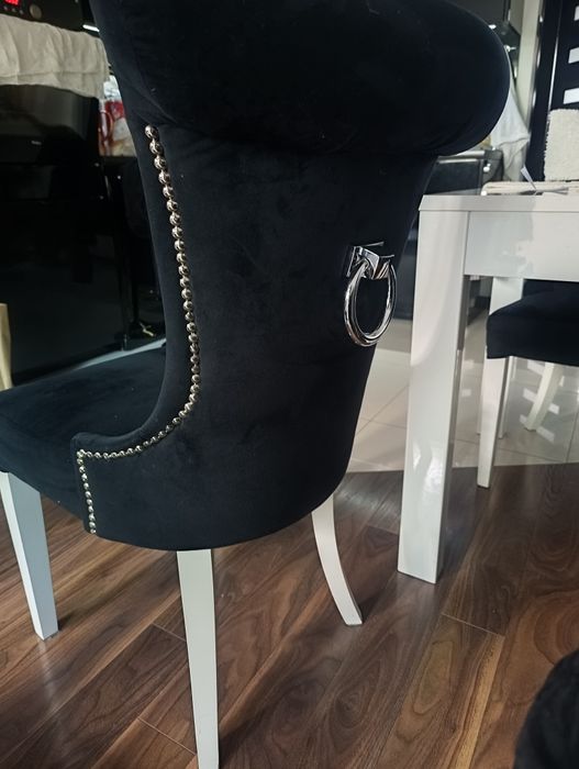 Krzesło Glamour czarne