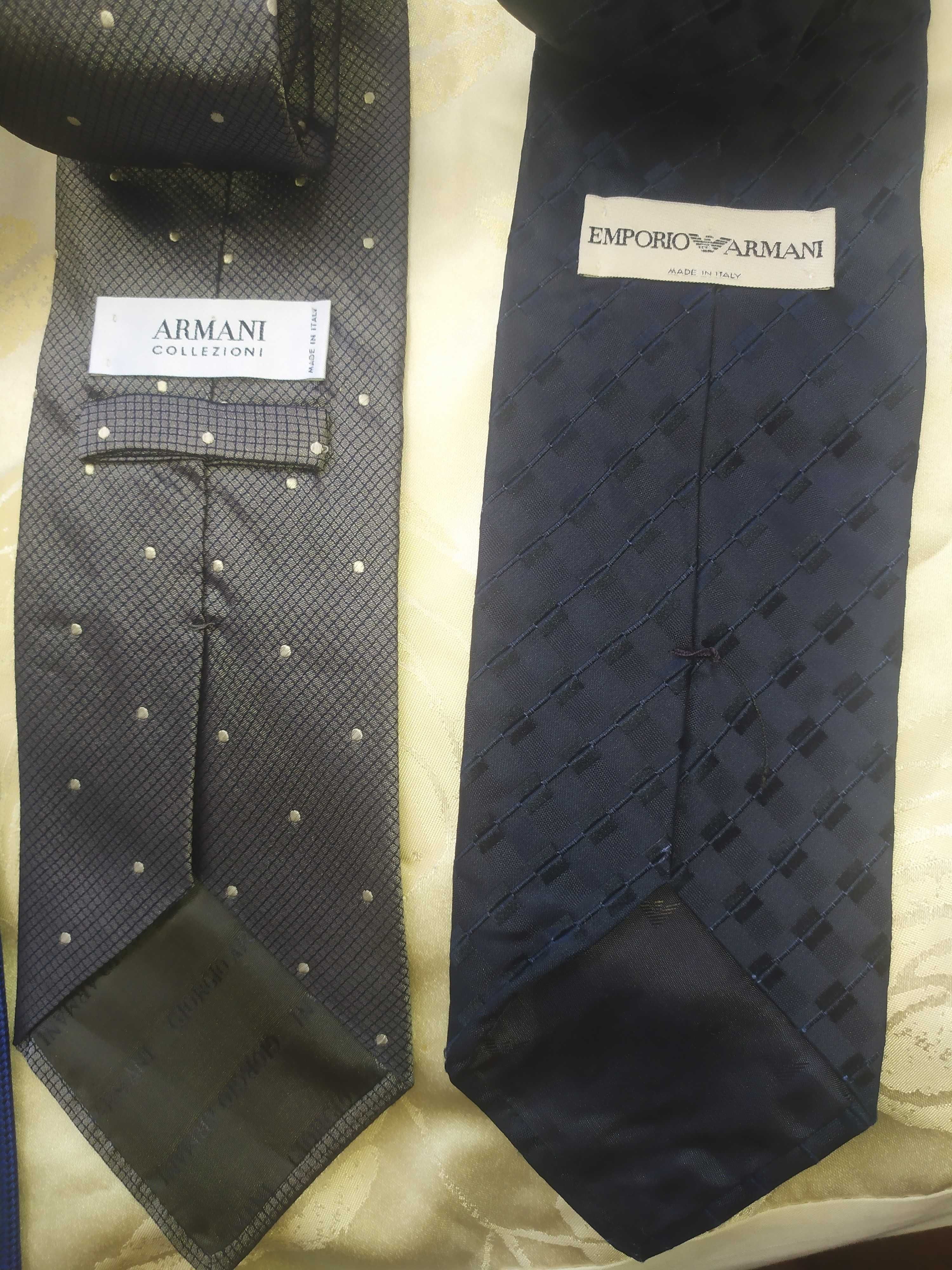 Галстуки шелковые Calvin Klein, Emporio Armani, Cafe Cotton (Италия).