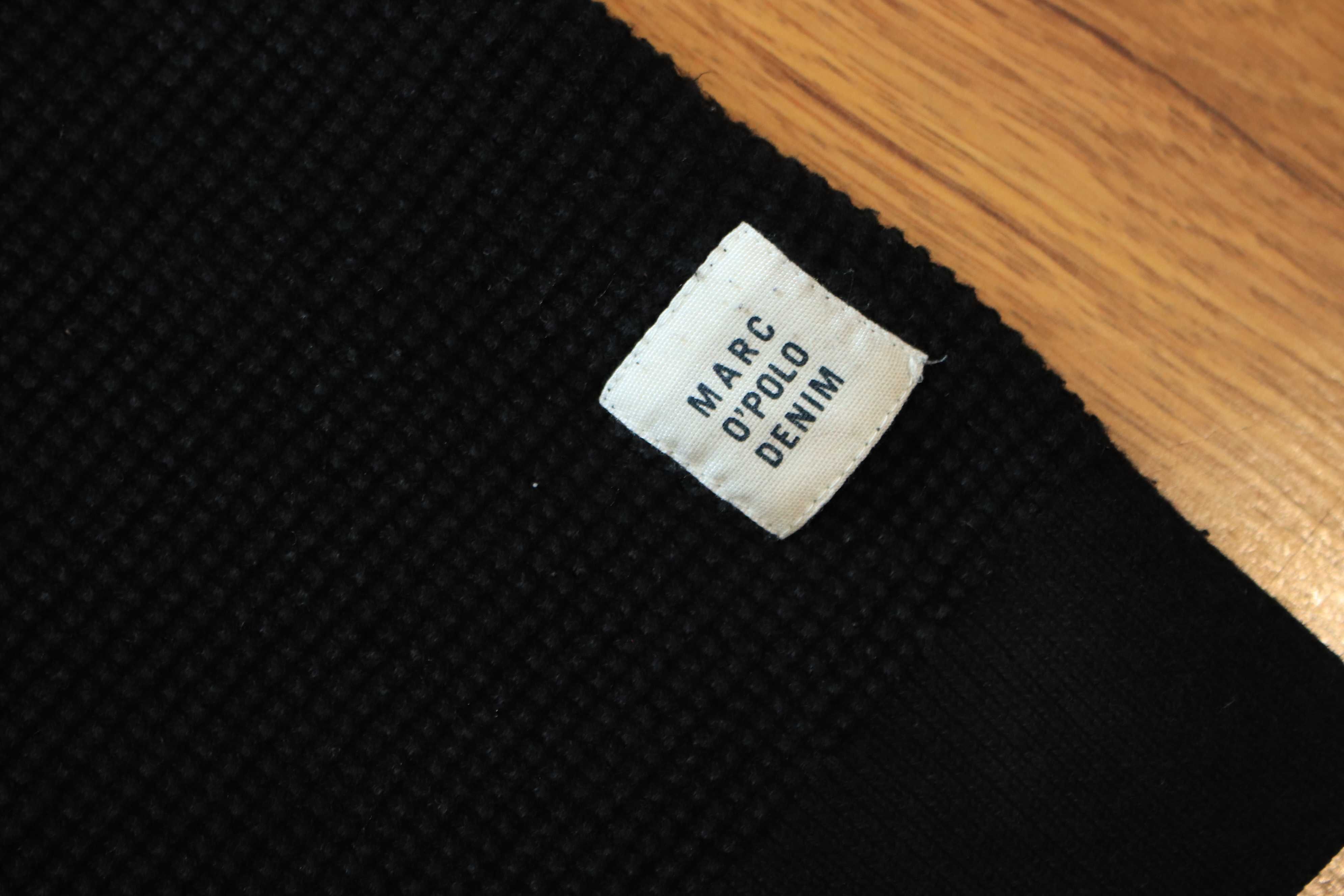 Sweter Marc O'Polo czarny r. XXL męski bawełniany dł. rękaw elegancki