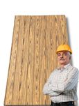 Blacha trapezowa T-7 drewnopodobna NBW81 drewno róży od ręki