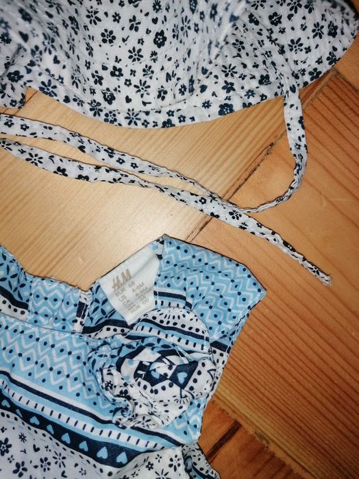 Sukienka H&m niebieska niemowlęca