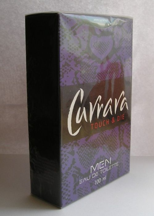 Currara touch & die , woda toaletowa , 100 ml , nowa , folia