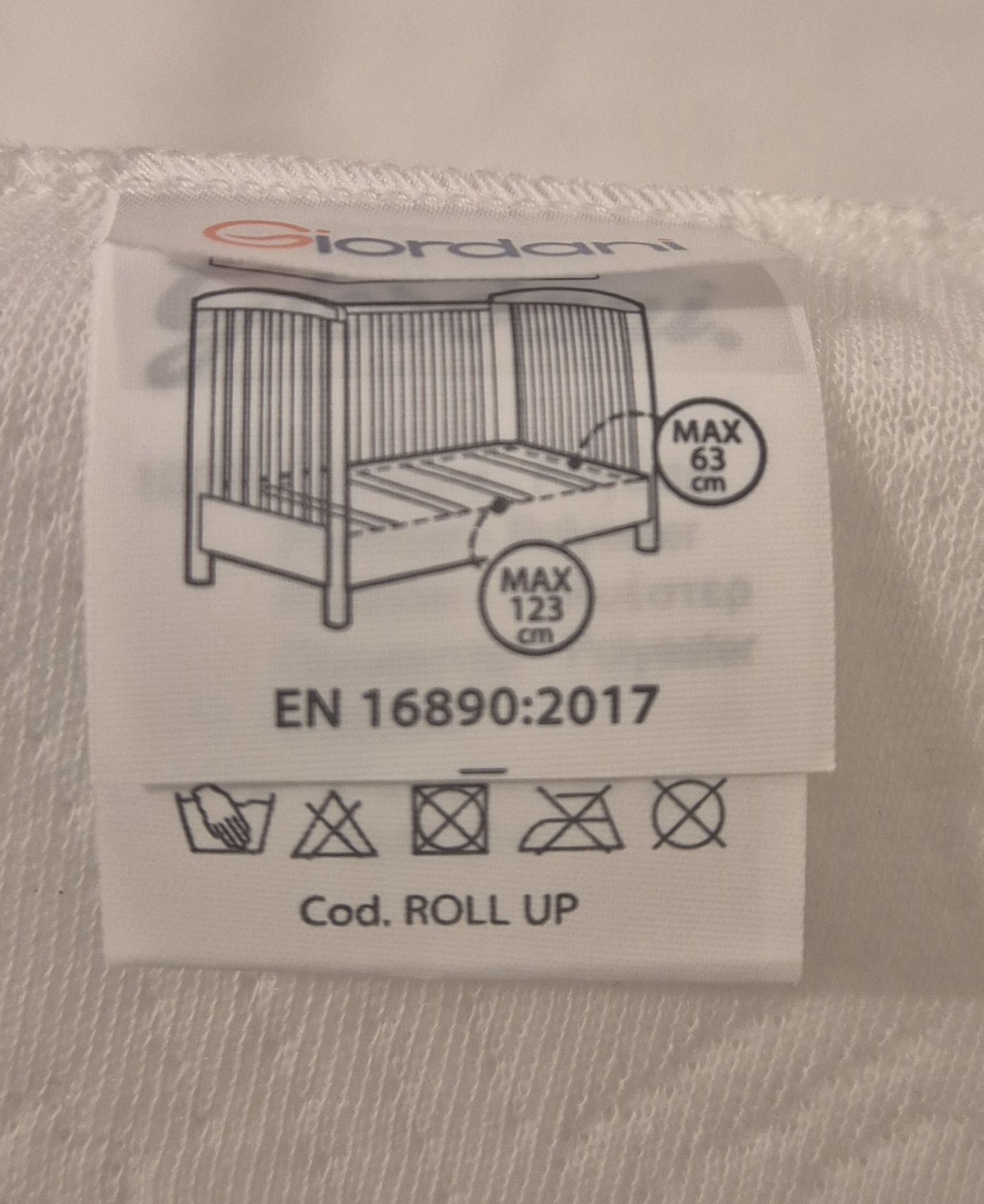 Colchão cama de viagem - criança - Giordani - 120x60cm - Como Novo