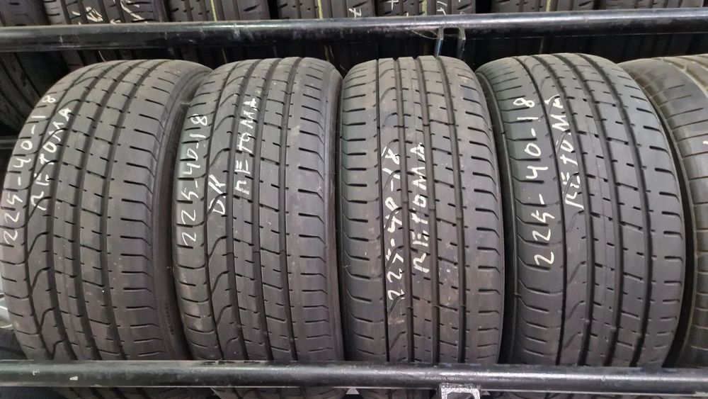 4 PNEUS 225/40/18 PIRELLI PZERO RFT COM MAIS DE 95% DE PISO
