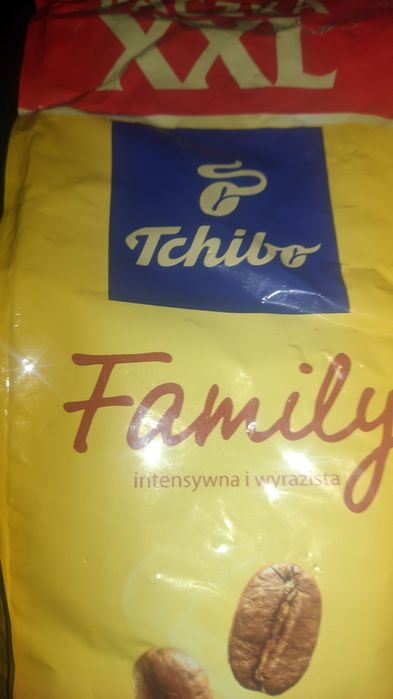 Tchibo family 4*800g stara dobra żółta kawa mielona 3.2kg