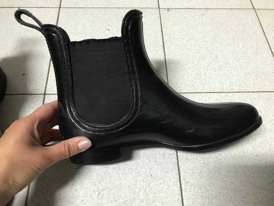 Botins/Botas pretos, Tamanho 37