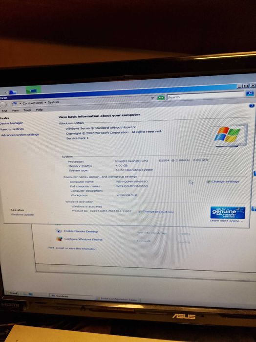 Servidor Hewlett Packard Proliant ML330 G6