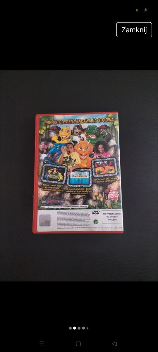 Buzz Junior Zabawa Dinozaurów PS2