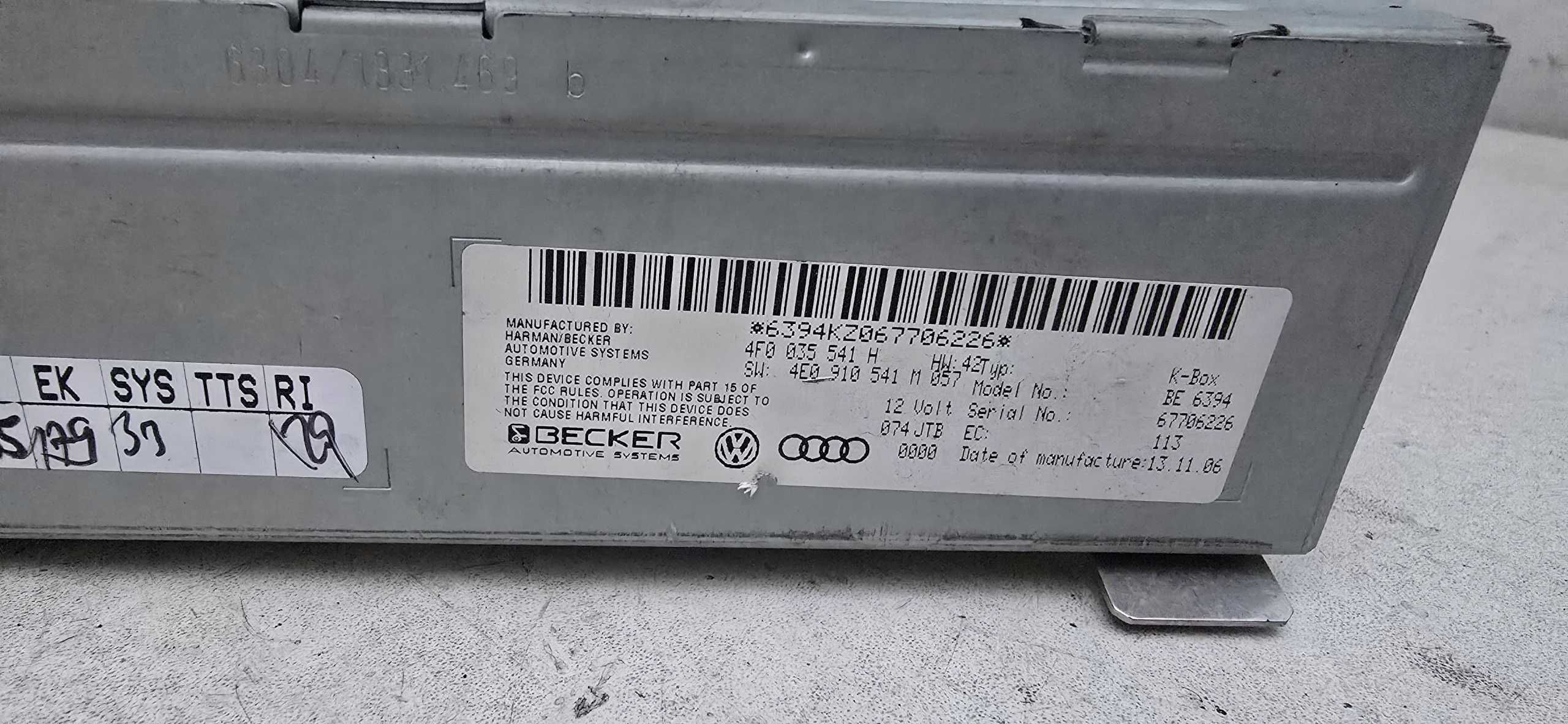 AUDI A6 C6 Tuner wzmacniacz radia