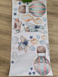 Naklejki na ścianę 50x100 cm samoloty balony