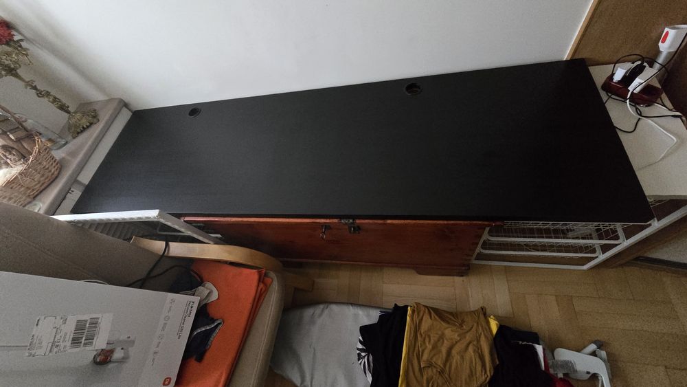 Blat IKEA czarny mat ideał LAGKAPTEN 200X60