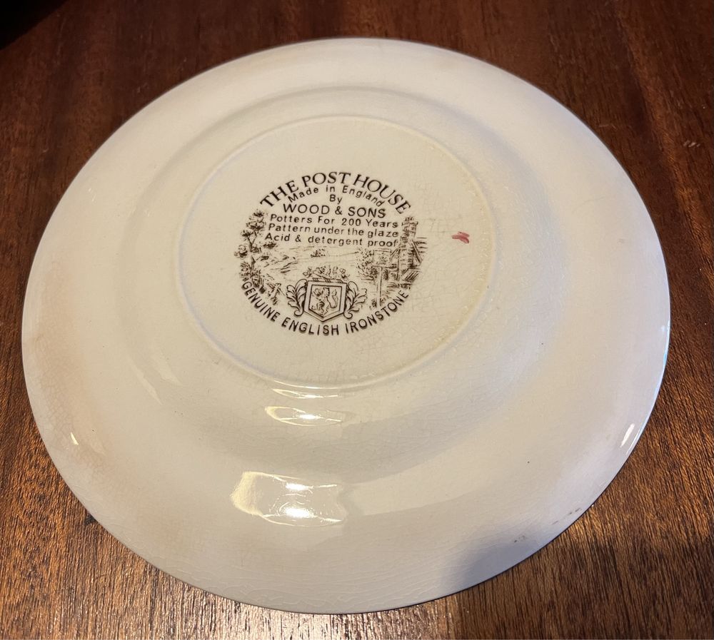 20 pratos de serviço de jantar vintage