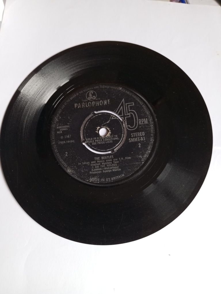 Vinil 45rpm para gramofone The Beatles 1967