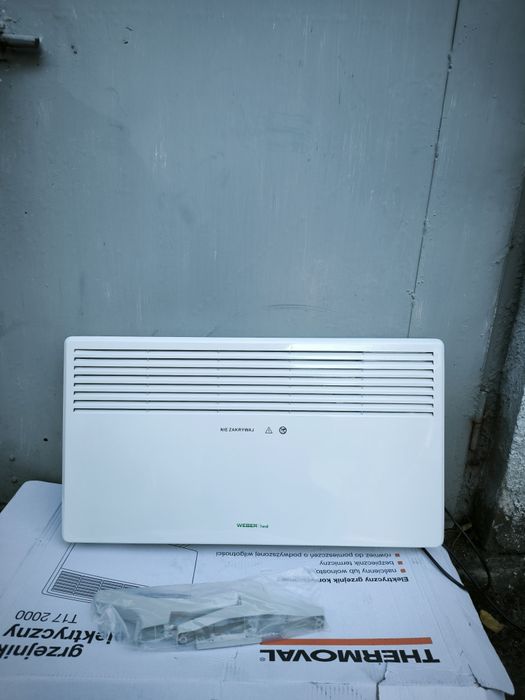 Grzejnik elektryczny konwektorowy ścienny konwektor 2000 W WEBER Biały