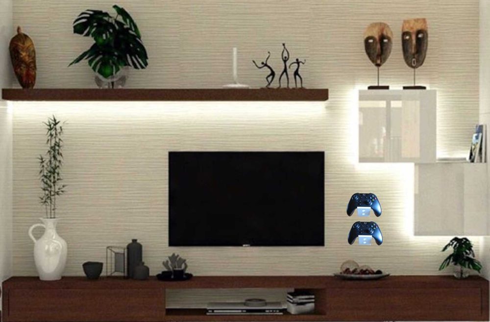 2 sztuki WIESZAK UCHWYT NA ŚCIANĘ pod pad XBOX ONE / X/S series biały