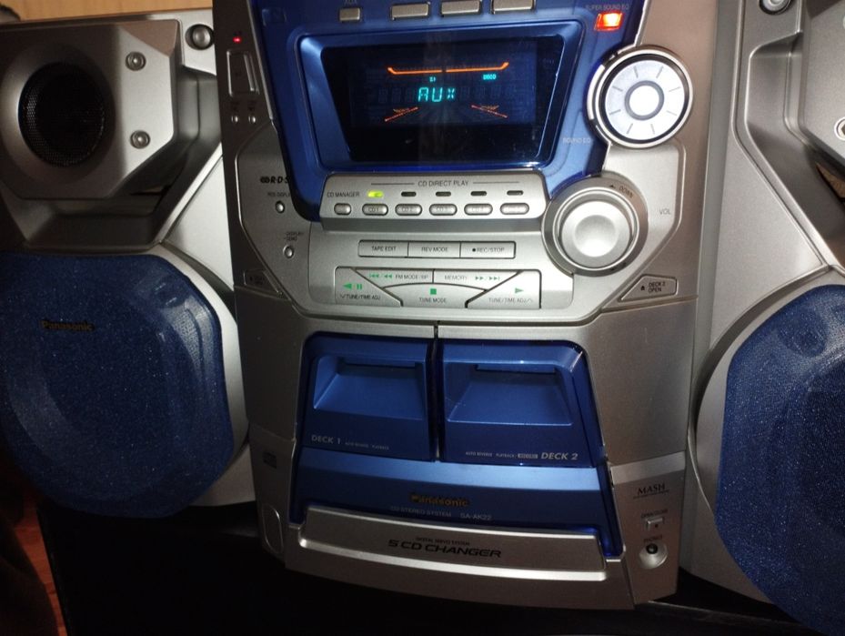 Продам музыкальный центр Panasonic sa-ak 22